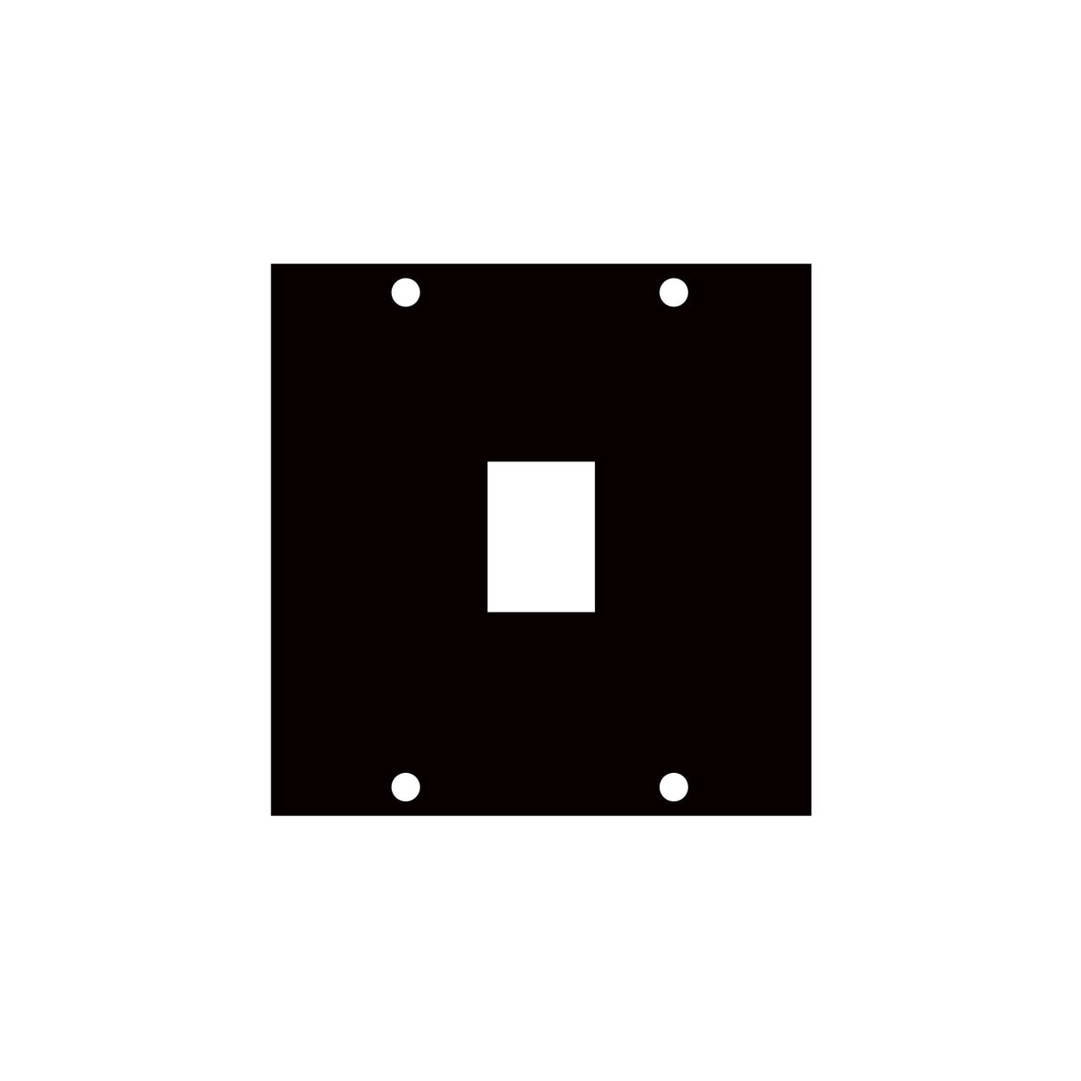 Middle Atlantic UCP Module without Keystone Punchout