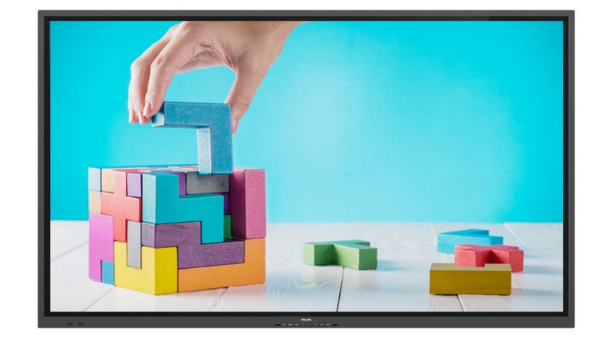 Philips E-Line 65BDL4152E/00 Digital signage flat panel 165.1 cm (65") Wi-Fi 400 cd/m² 4K Ultra HD Black Touchscreen Built-in processor Android 18/7