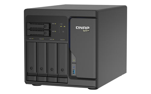 QNAP TS-h686 NAS Tower Intel® Xeon® D D-1602 8 GB DDR4 0 TB QuTS hero Black