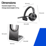 HP Poly Voyager 4310 Microsoft Teams Certified Headset +BT700 dongle +Charging Stand