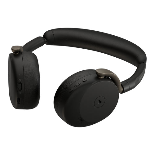 Jabra Evolve3 65 Flex MS - USB-A with Dongle - Black (Wireless Charging Pad)