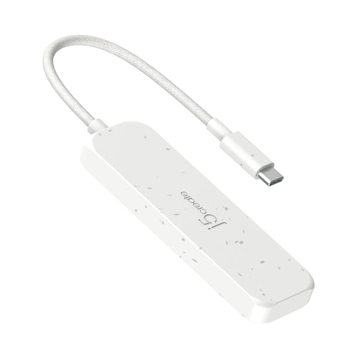 j5create Eco-Friendly USB-C to 4-Port Type-C & Type-A Gen 2 Hub