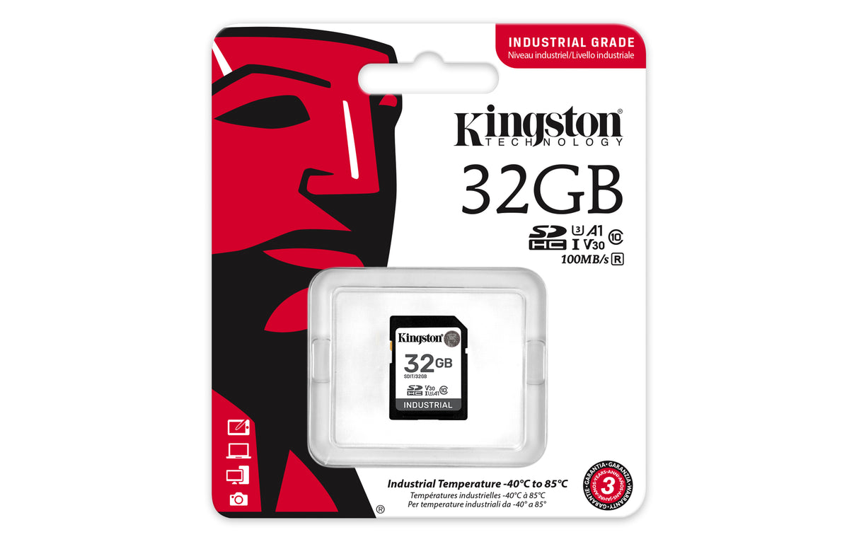 Kingston Technology 32G SDHC Industrial pSLC