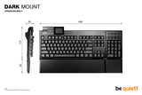 be quiet! Dark Mount Silent Linear US ANSI keyboard Gaming USB QWERTY US English Black