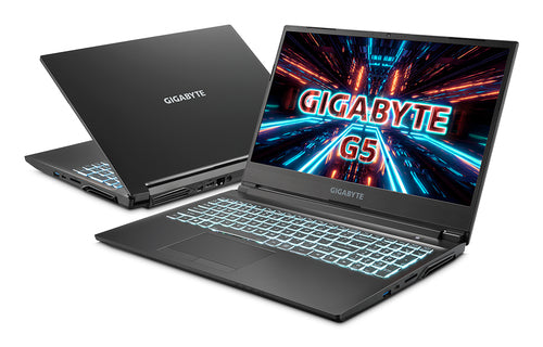 GIGABYTE Gaming G5 GD-51US123SO laptop Intel® Core™ i5 i5-11400H 39.6 cm (15.6") Full HD 16 GB DDR4-SDRAM 512 GB SSD NVIDIA GeForce RTX 3050 Wi-Fi 6 (802.11ax) Windows 11 Home Black