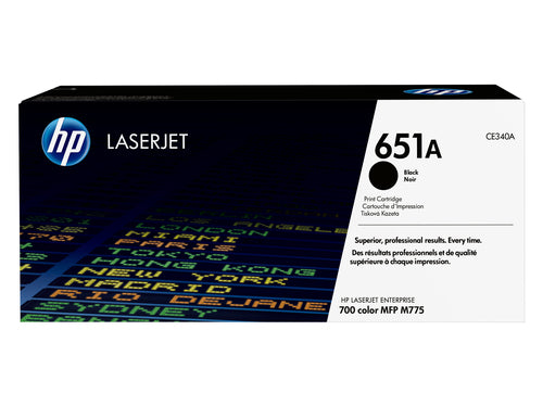 HP 651A Black Original LaserJet Toner Cartridge