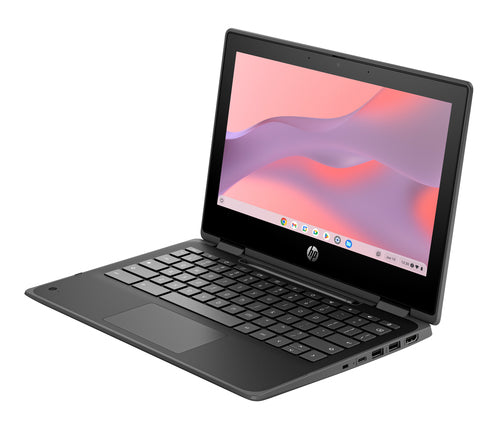 HP Fortis x360 G5 Intel® N N100 Chromebook 29.5 cm (11.6") Touchscreen HD 8 GB LPDDR5x-SDRAM 64 GB eMMC Wi-Fi 6E (802.11ax) ChromeOS Black