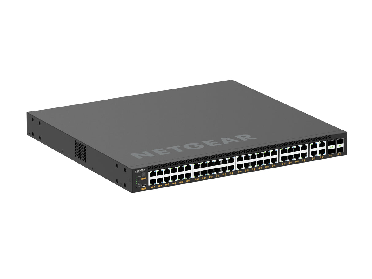 NETGEAR MSM4352 Managed L3 2.5G Ethernet (100/1000/2500) Power over Ethernet (PoE) 1U Black