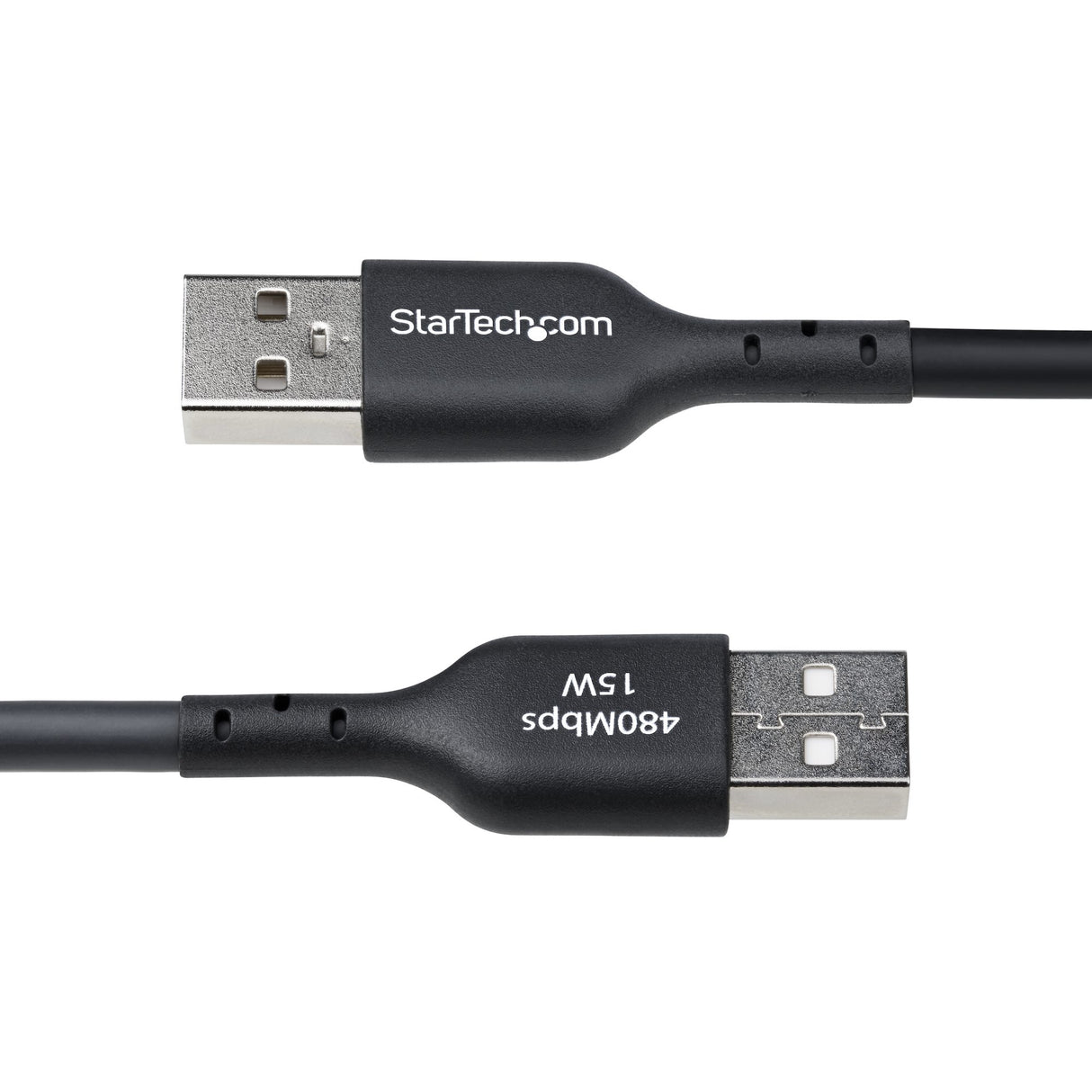 StarTech.com 15ft (4.5m) USB-A to USB-C Charging Cable, Charge & Sync, 3A, USB 2.0, TPE Jacket - Black USB Charging Cord