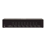 StarTech.com Secure 8-Port Dual-Monitor KVM Switch, DisplayPort, 4K 60Hz, NIAP 4.0 Desktop KVM, Metal Housing, Made in the USA
