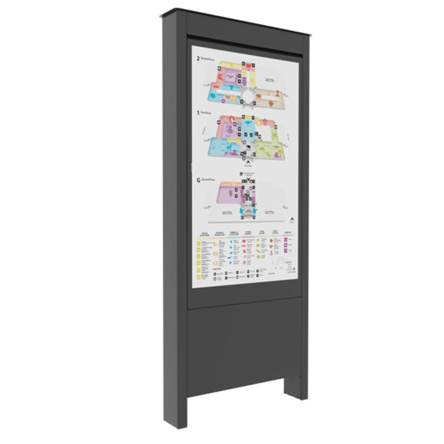 Chief ImpactTM 55 Inch Outdoor Portrait Kiosk, Samsung OHF/A Series