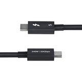 StarTech.com 1.5ft (50cm) Thunderbolt 5 Cable, 80Gbps/Up to 120Gbps, 240W PD, 8K 60Hz, Certified Thunderbolt Cable - Compatible w/Thunderbolt 4/USB4/USB-C