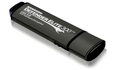 iStorage Kanguru Defender Elite 300 USB flash drive 512 GB USB Type-A 3.2 Gen 1 (3.1 Gen 1) Black