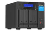QNAP TVS-H474 NAS Tower Intel® Core™ i3 i3-12100 8 GB DDR4 0 TB QuTS hero Black