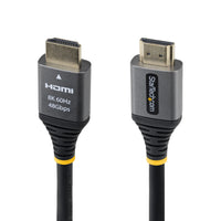 StarTech.com 15ft (4.5m) Certified Ultra High Speed HDMI Cable, 8K 60Hz/4K 120Hz, HDMI 2.1 Cable with HDR10+ / eARC, 48Gbps, 8K HDMI Cord for Monitor/TV/Display, Flexible TPE Jacket