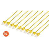 Intellinet 744775 networking cable Yellow 2 m Cat6 U/UTP (UTP)