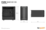 be quiet! Pure Base 501 DX Black Midi Tower