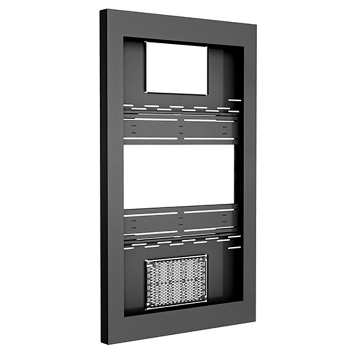 Chief ImpactTM On-Wall Kiosk - Portrait 65 Inch Black