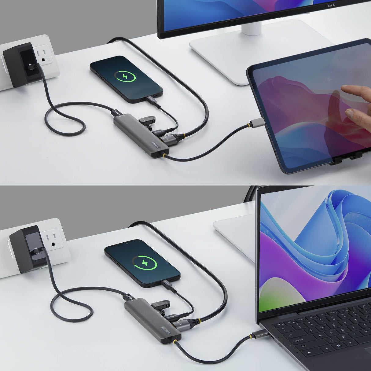 StarTech.com USB-C to HDMI Multiport Adapter with 140W PD Charging, 4K 60Hz, USB 10Gbps Hub, Type-C Mini Dock for MacBook / Dell / Thinkpad / HP