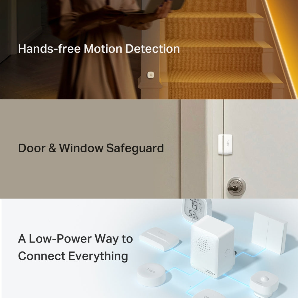 TP-Link Smart Sensor Starter Kit 1×Tapo T100, 2×Tapo T110, 1×Tapo H100