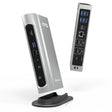 Plugable Technologies TBT4-UDZ laptop dock/port replicator Wired Thunderbolt 4 Silver
