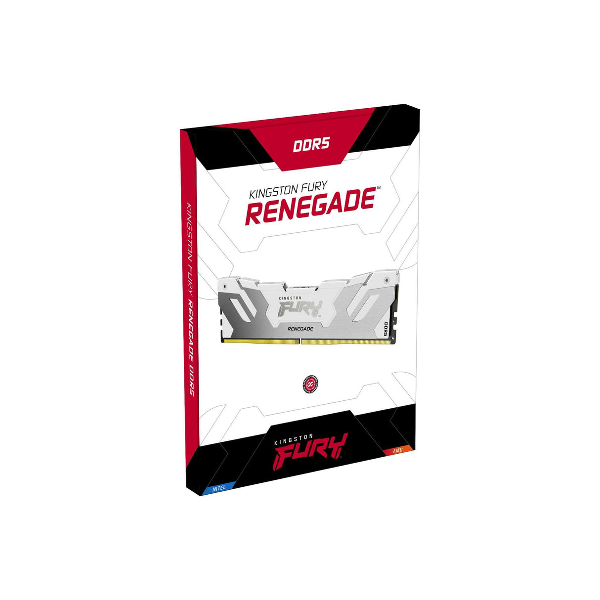 Kingston Technology FURY 64GB 6400MT/s DDR5 CL32 DIMM (Kit of 2) Renegade White XMP