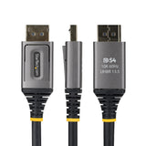 StarTech.com 2m DisplayPort 2.1 Cable, VESA Certified DP54 DisplayPort Cable, Uncompressed 8K 60Hz, 10K 60Hz/8K 144Hz/4K 240Hz w/DSC 1.2a, DP 2.1 Monitor Cord