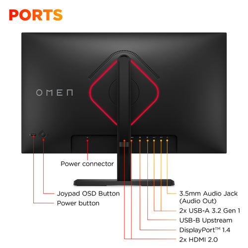 HP OMEN 24.5inch FHD 360Hz Gaming Monitor - 25