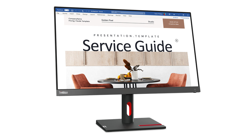 Lenovo ThinkVision S24i-30 computer monitor 60.5 cm (23.8") 1920 x 1080 pixels Full HD LED Black