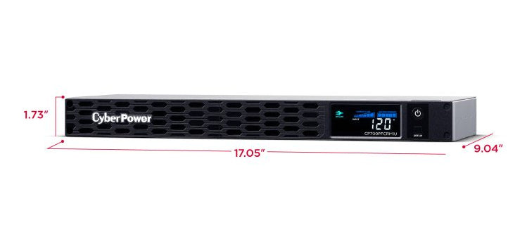 CyberPower PFC Sinewave uninterruptible power supply (UPS) Line-Interactive 0.7 kVA 400 W 6 AC outlet(s)