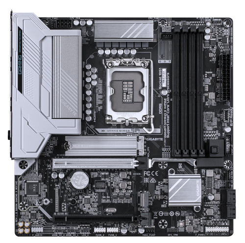 GIGABYTE B860M GAMING X WIFI6E Motherboard - Intel Core Ultra Series CPUs, 8+1+2+2 Phases VRM, up to 9200MHz DDR5, 1xPCIe 5.0 + 1xPCIe 4.0 M.2, 2.5GbE LAN, WIFI 6E, USB 4