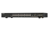 QNAP QSW-M2130-4C2S24T network switch Managed L2 2.5G Ethernet (100/1000/2500) 1U Black