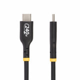 StarTech.com 3ft (91cm) USB-C Charging Cable, Charge & Sync, 240W (5A) PD EPR, USB 2.0 Laptop Charger Cable, USB-IF Certified , TPE Jacket - Black USB C Charging Cord