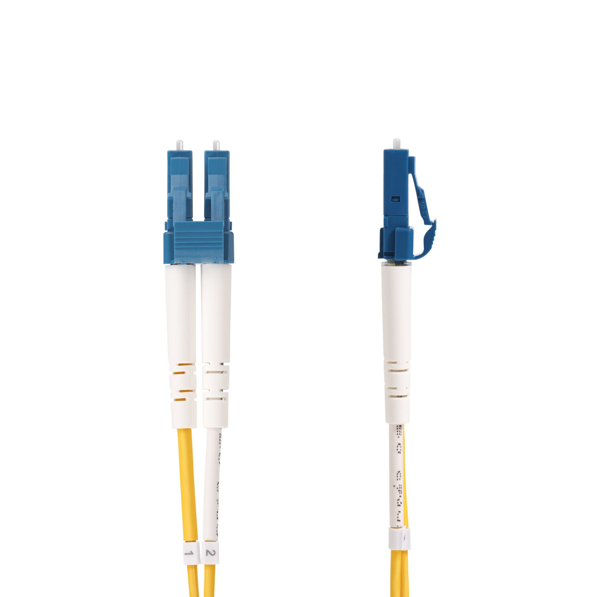 StarTech.com 7m (22.9ft) LC to SC (UPC) OS2 Single Mode Duplex Fiber Optic Cable, 9/125µm, 100G, Bend Insensitive, Low Insertion Loss - LSZH Fiber Jumper Cord