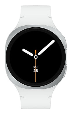 Samsung Galaxy Watch8 3.3 cm (1.3") AMOLED 40 mm Digital 438 x 438 pixels Touchscreen Silver Wi-Fi GPS (satellite)