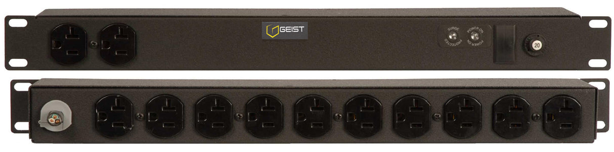 Vertiv SPN124-1026 power distribution unit (PDU) 12 AC outlet(s) Black