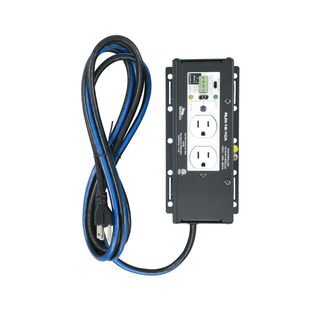 Middle Atlantic RLM-15-1CA socket-outlet NEMA L5-15P Black, Blue, White