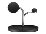 Samsung GP-PWU024WIABW mobile device charger Headset, Smartphone, Smartwatch Black, Silver USB Wireless charging Indoor