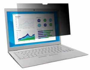 3M PF140W1B display privacy filter 35.6 cm (14") Laptop Frameless display privacy filter
