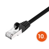 Intellinet 745017 networking cable Black 0.15 m Cat8.1 U/FTP (STP)
