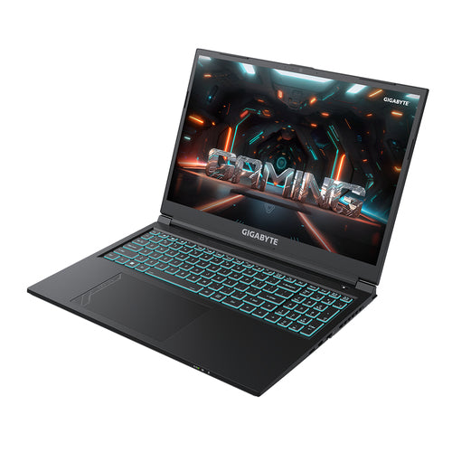GIGABYTE G6 KF-H3US865KH laptop Intel® Core™ i7 i7-13620H 40.6 cm (16") WUXGA 32 GB DDR5-SDRAM 2 TB SSD NVIDIA GeForce RTX 4060 Wi-Fi 6E (802.11ax) Windows 11 Home Black