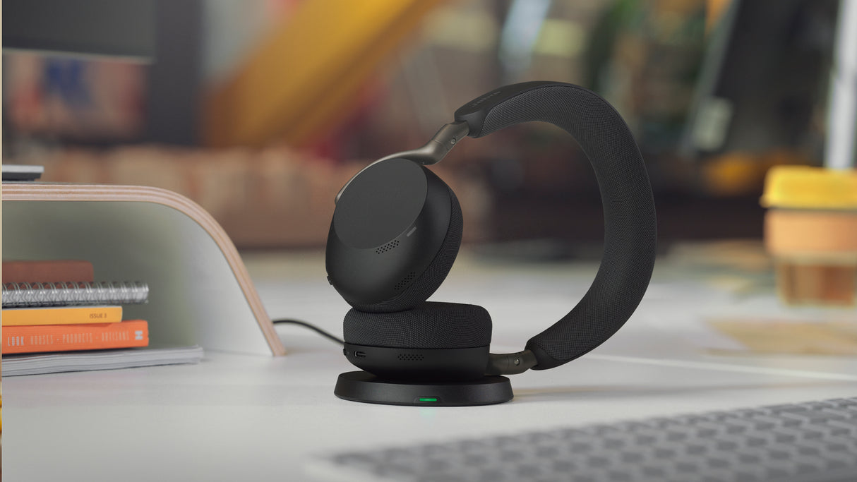 Jabra Evolve3 75 - MS Link390c (Wireless Charging Pad) - Black