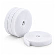 StarTech.com 4-pack 15ft (4.6m) Hook and Loop Roll, 0.5in Wide, White, Cut-to-Size Reusable Cable Ties, Fastener Tape, Adjustable Fabric Wraps, Bulk Roll