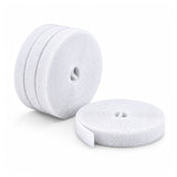 StarTech.com 4-pack 15ft (4.6m) Hook and Loop Roll, 0.5in Wide, White, Cut-to-Size Reusable Cable Ties, Fastener Tape, Adjustable Fabric Wraps, Bulk Roll
