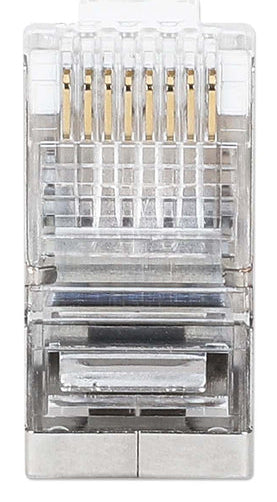 Intellinet 791366 wire connector RJ-45 Silver, Transparent