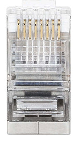 Intellinet 791366 wire connector RJ-45 Silver, Transparent