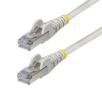 StarTech.com 10ft Gray CAT6a Ethernet Cable, Snagless RJ45, 10GbE, 100W PoE++, S/FTP, LSZH, 27AWG Pure Bare Copper Wire, 500MHz, Shielded Network Patch Cord w/Strain Reliefs, Individually Tested/ETL Verified