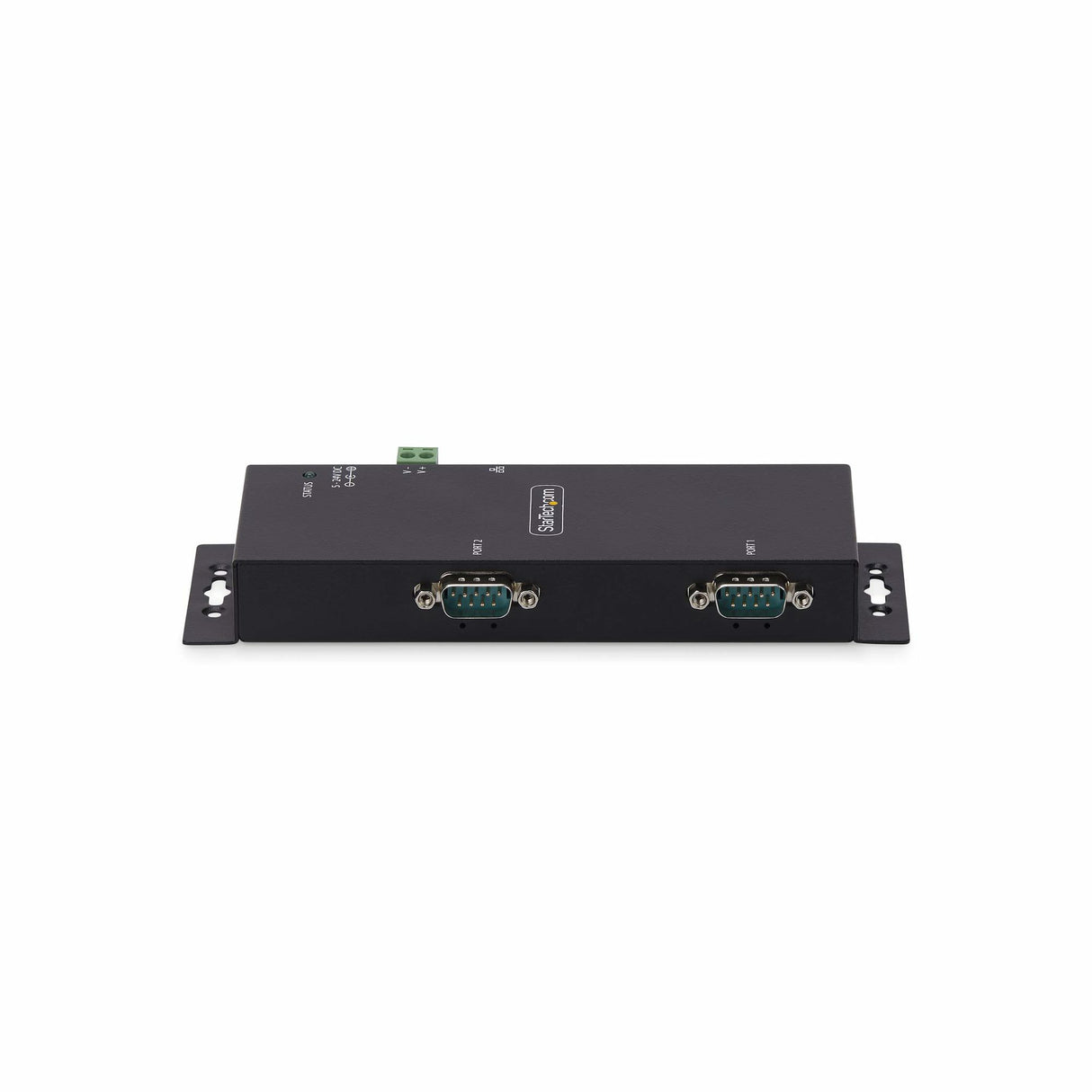 StarTech.com 2-Port Serial to Ethernet Adapter, IP Serial Device Server For Remote RS232 Devices, Wall/DIN Rail Mountable, Metal Housing, RJ45 LAN to DB9 Serial Converter, TAA