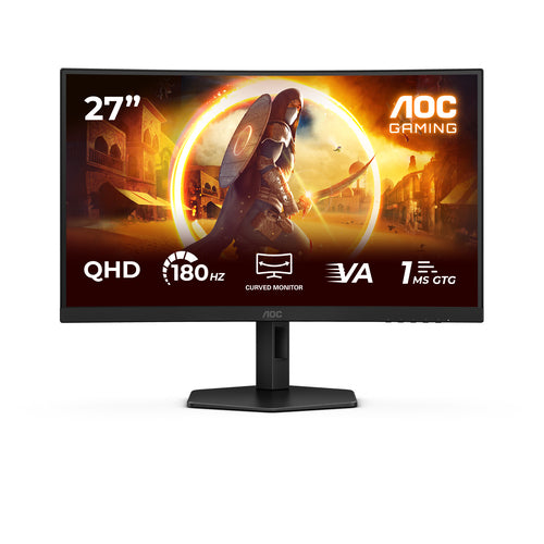 AOC G4 CQ27G4X computer monitor 68.6 cm (27") 2560 x 1440 pixels Quad HD LCD Black