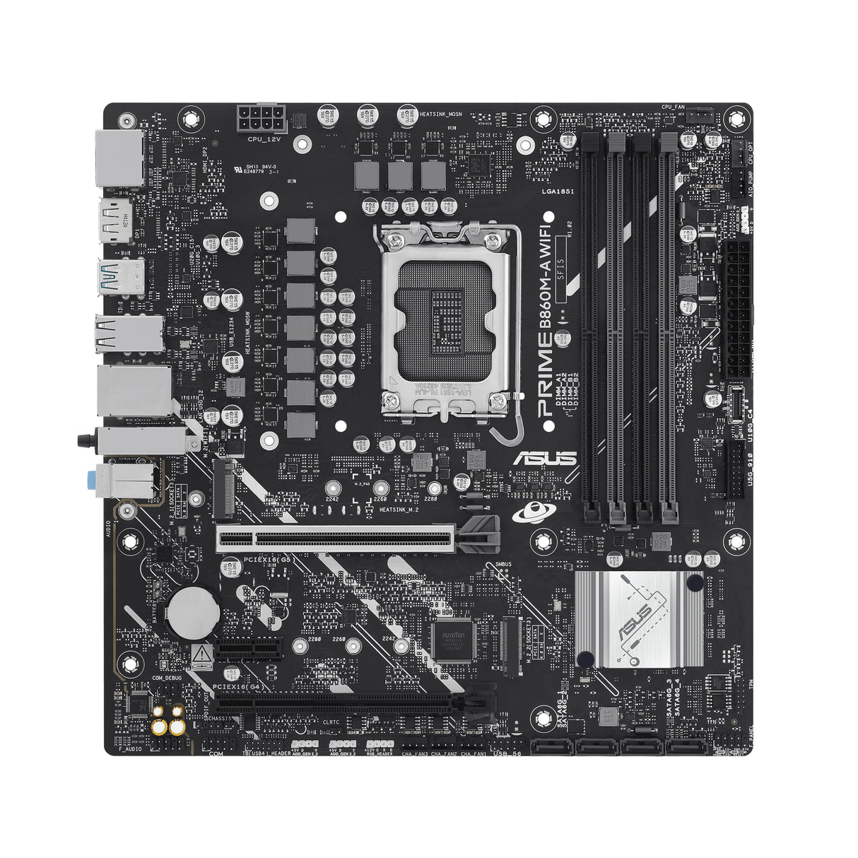 ASUS PRIME B860M-A WIFI-CSM motherboard Intel B860 LGA 1851 (Socket V1) micro ATX